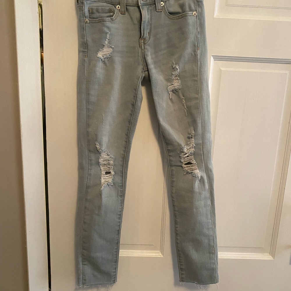 Aeropostale woman’s light blue low rise jegging. Size 00